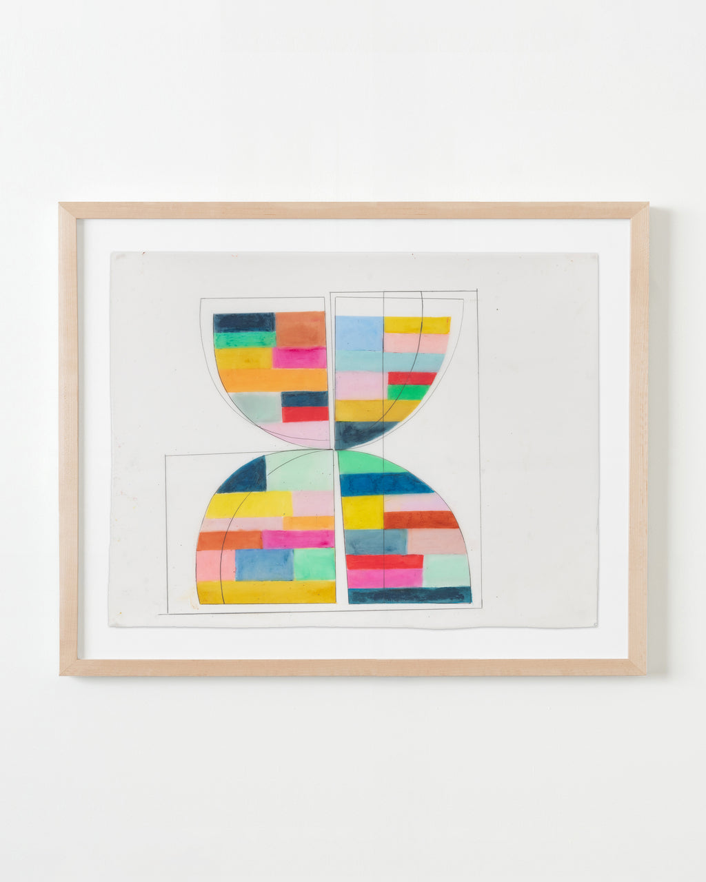 Drawing by Vicki Sher titled "Hour Gang 4" - 4.