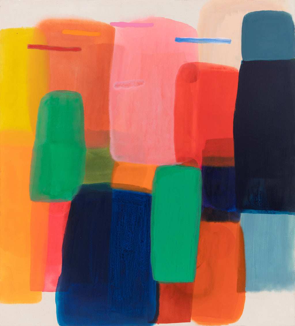 Painting by Vicki Sher titled "Landing" - 2.