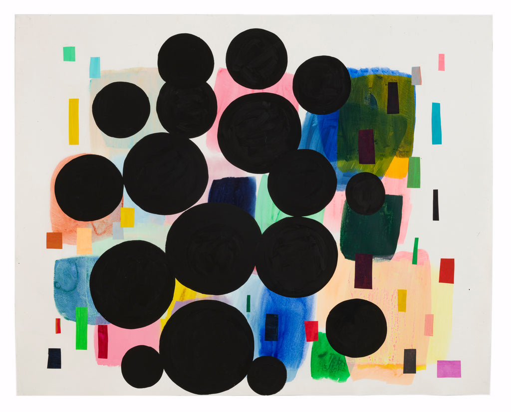 Painting by Vicki Sher titled "Pool Party" - 2.