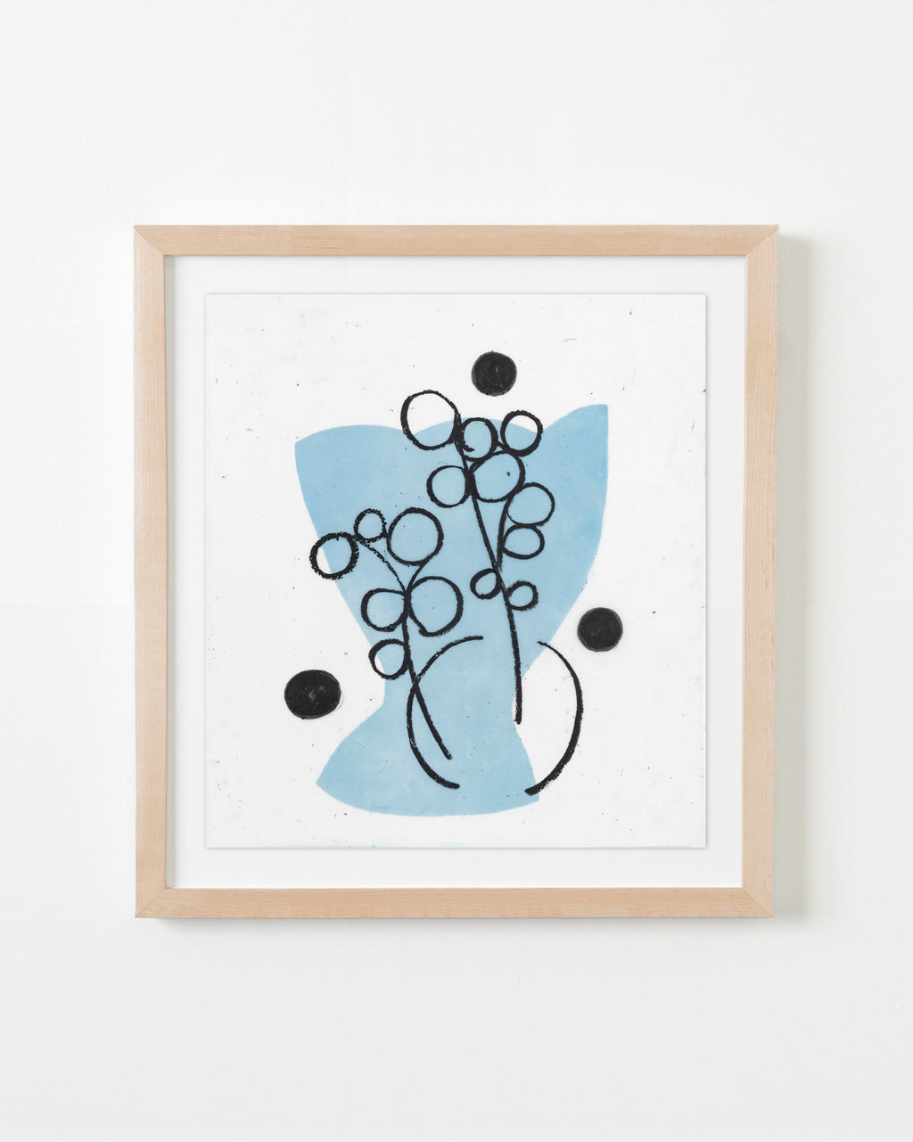 Drawing by Vicki Sher titled "Spring Formal (Cornflower)" - 4.