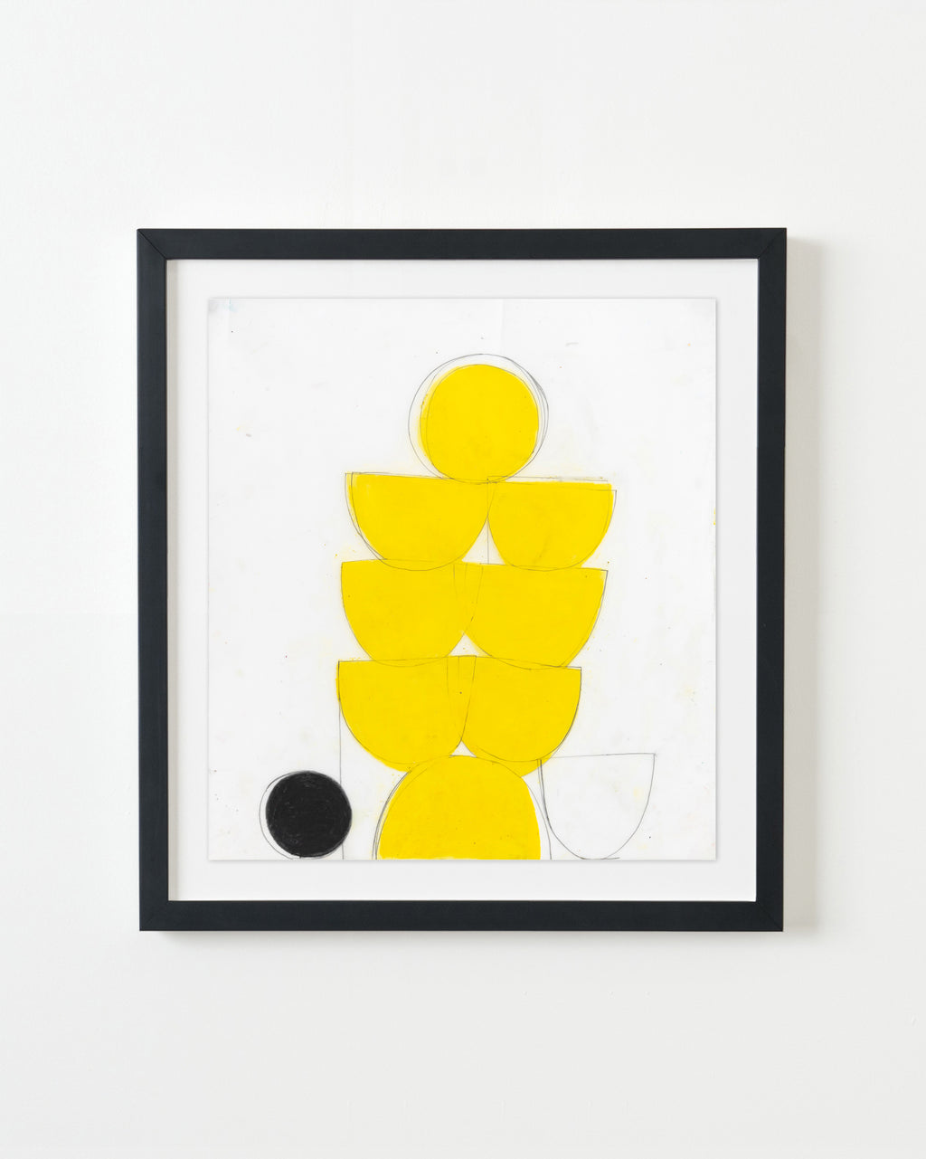 Drawing by Vicki Sher titled "Spring Formal (Yellow)" - 3.