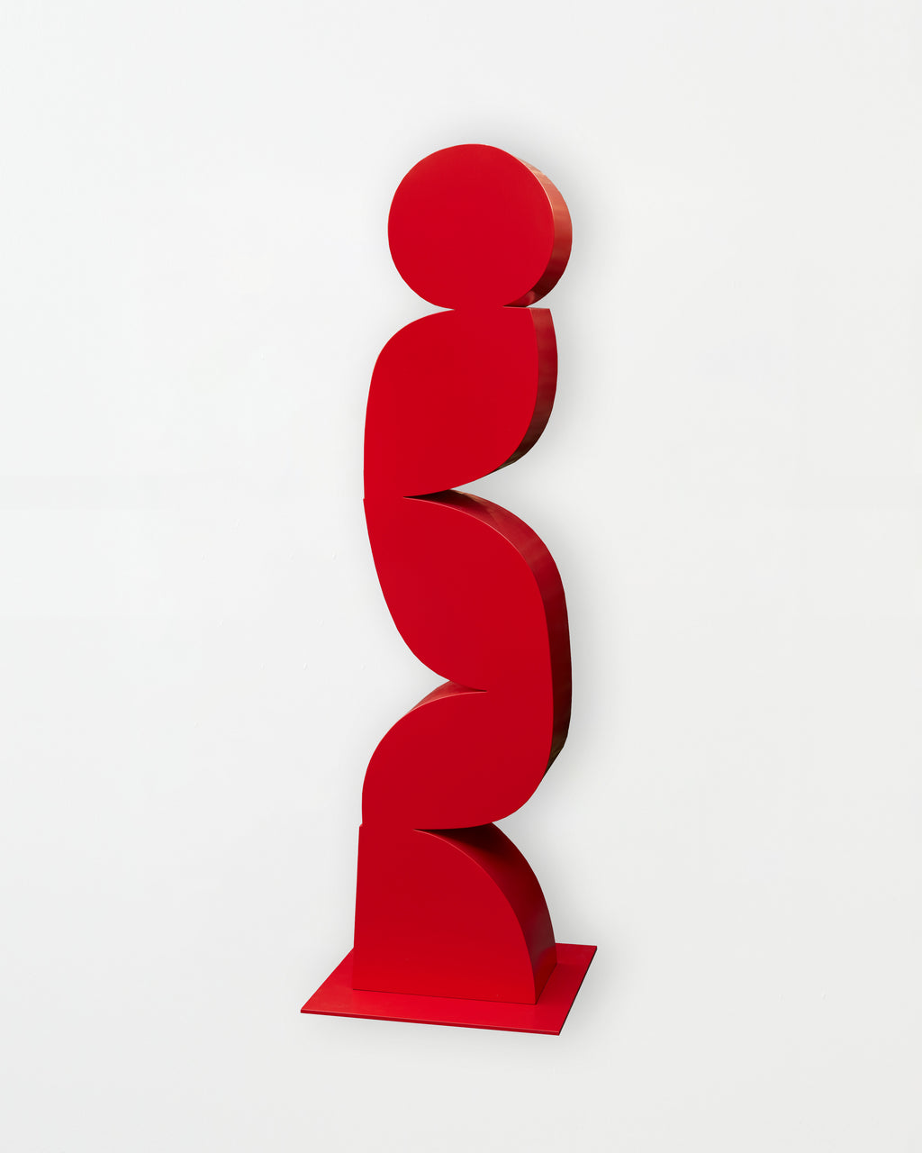 Custom Commission by Vicki Sher titled "Untitled (Large Red Totem)" - 1.
