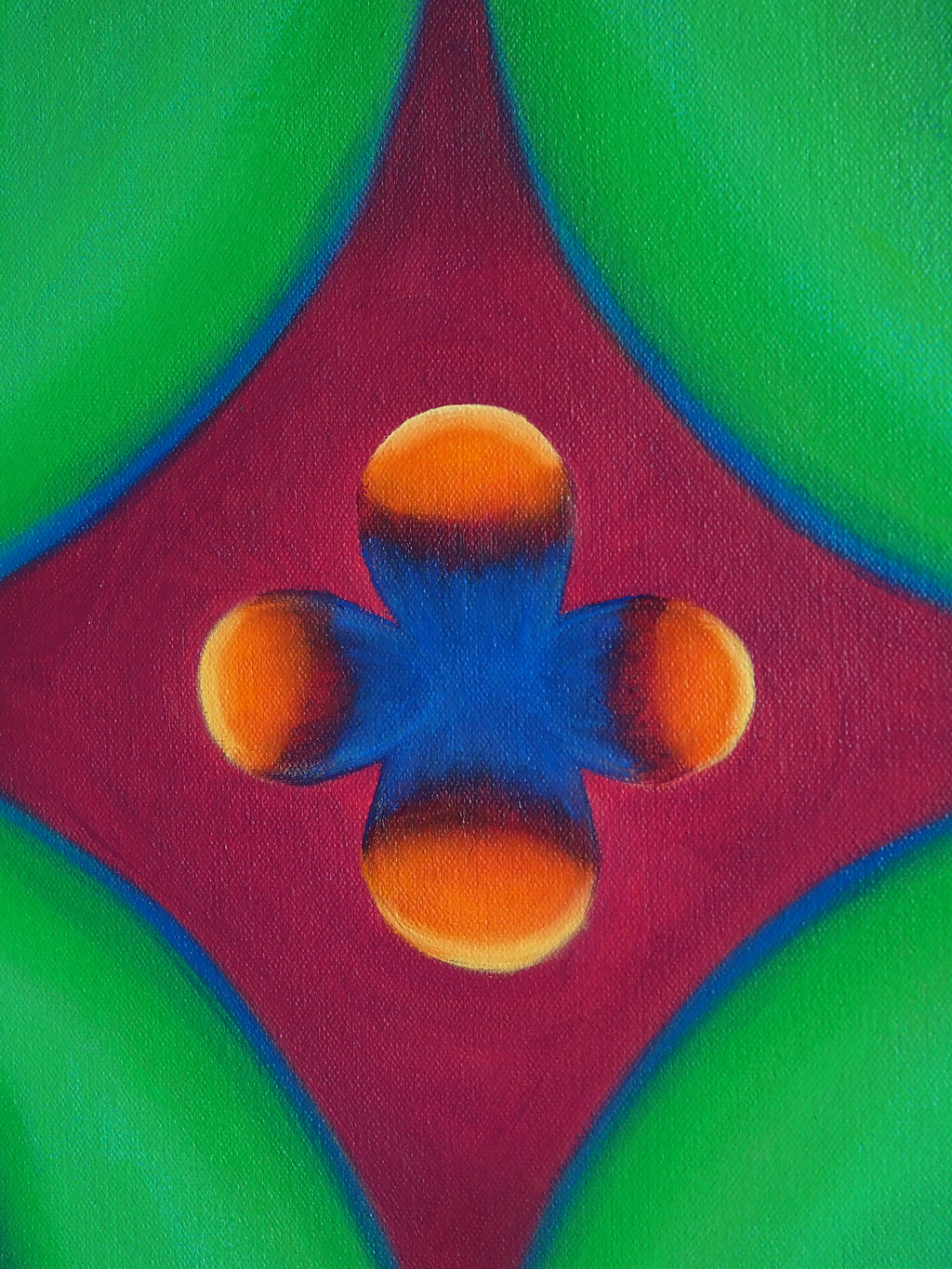 Painting by Jocelyn Tsaih titled "Vine Pathyway" - 4.