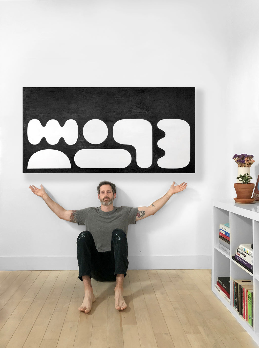 Painting by Dan Covert titled "Wait" - 5.