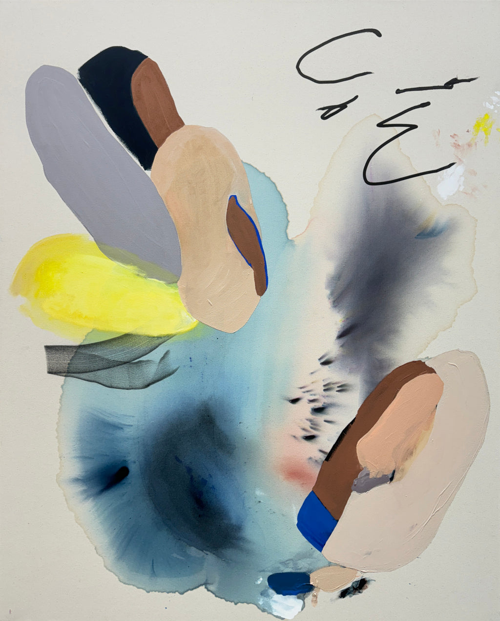 Painting by Karina Bania titled "Waterbloom I" - 2.