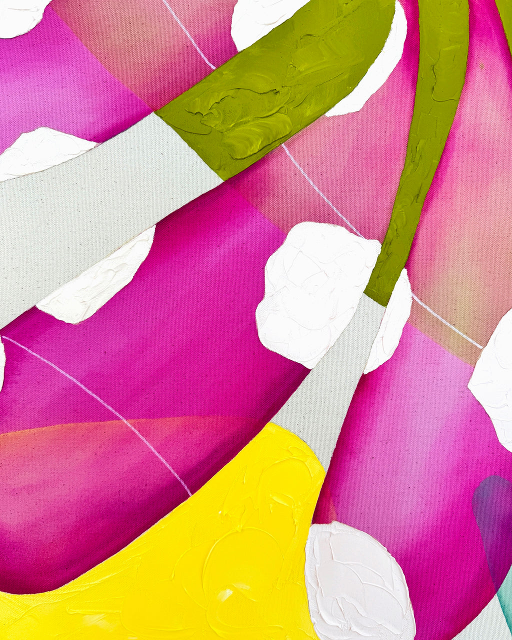 Painting by Alex Proba titled "Whispers of Wildflowers" - 5.