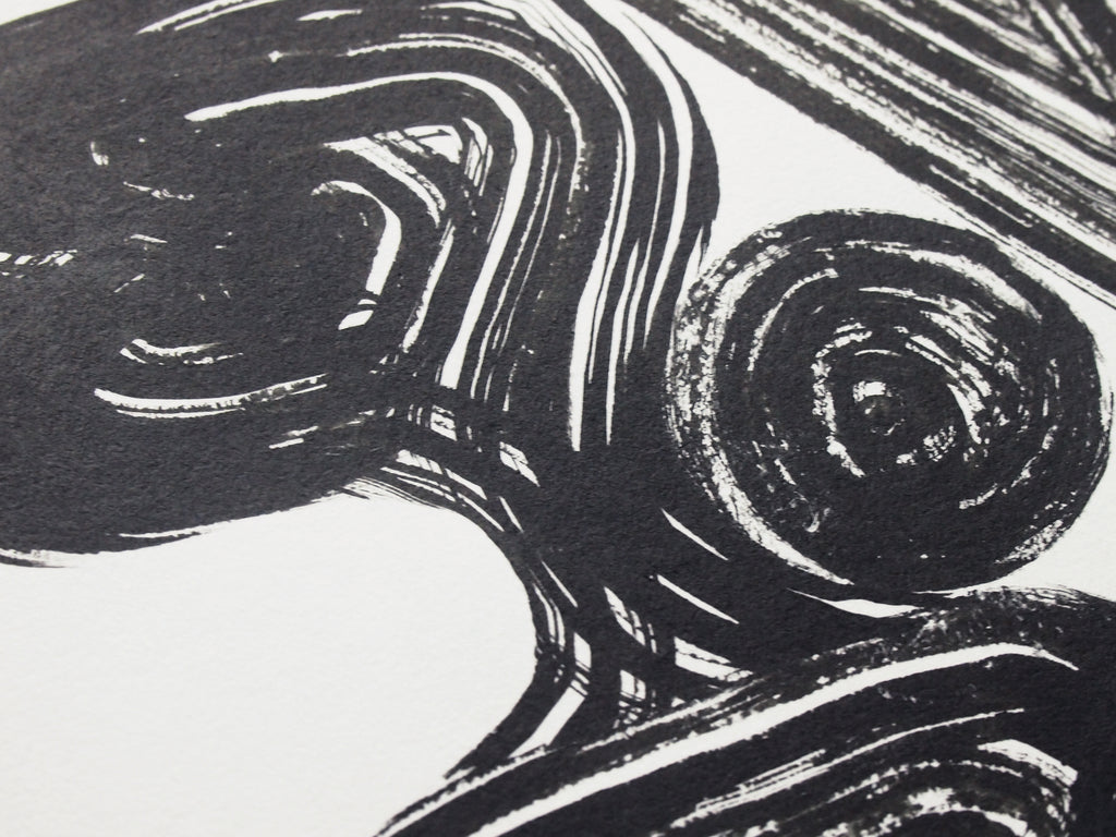 Painting by William Luz titled "Rubber Neck" - 5.