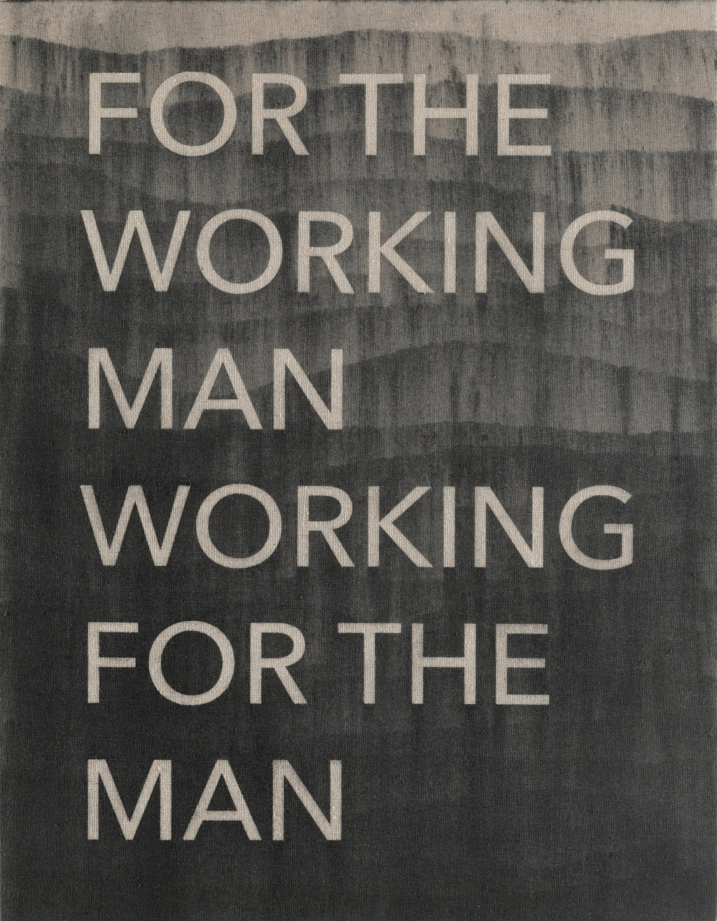 Painting by Ben Skinner titled "Working Man" - 2.