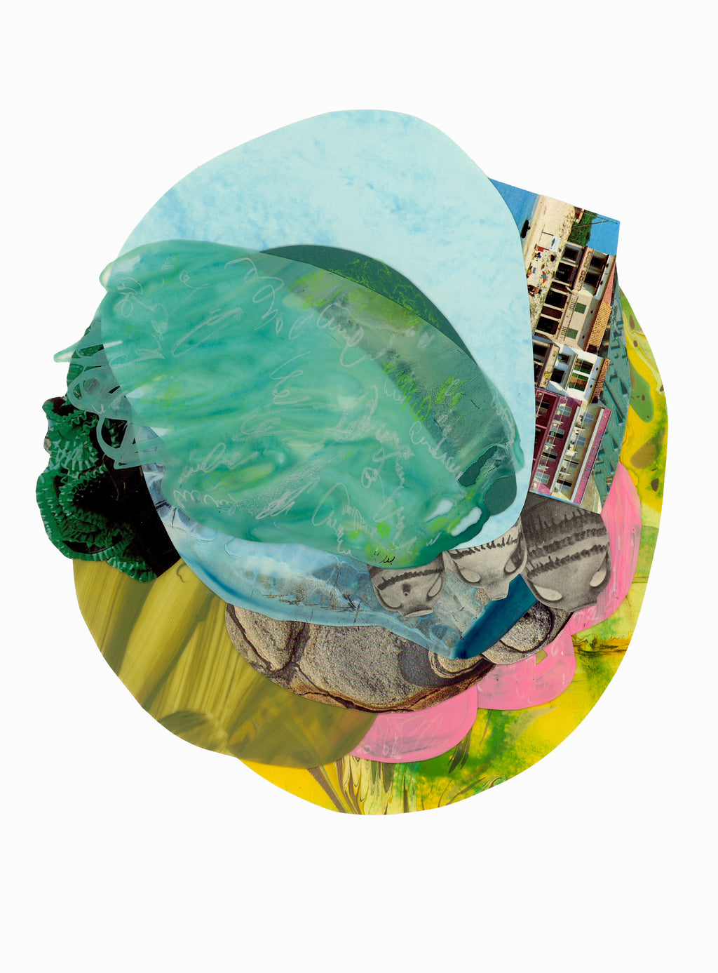 Mixed Media by Xochi Solis titled "Conceded to the moment’s current" - 2.