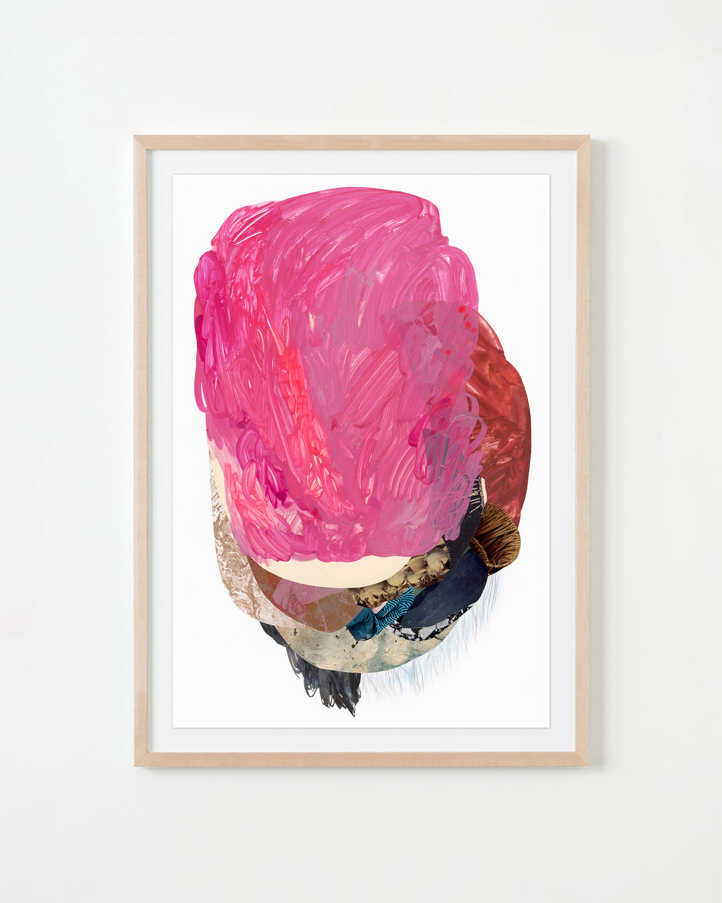 Mixed Media by Xochi Solis titled "If she had been a sleepwalker" - 4.
