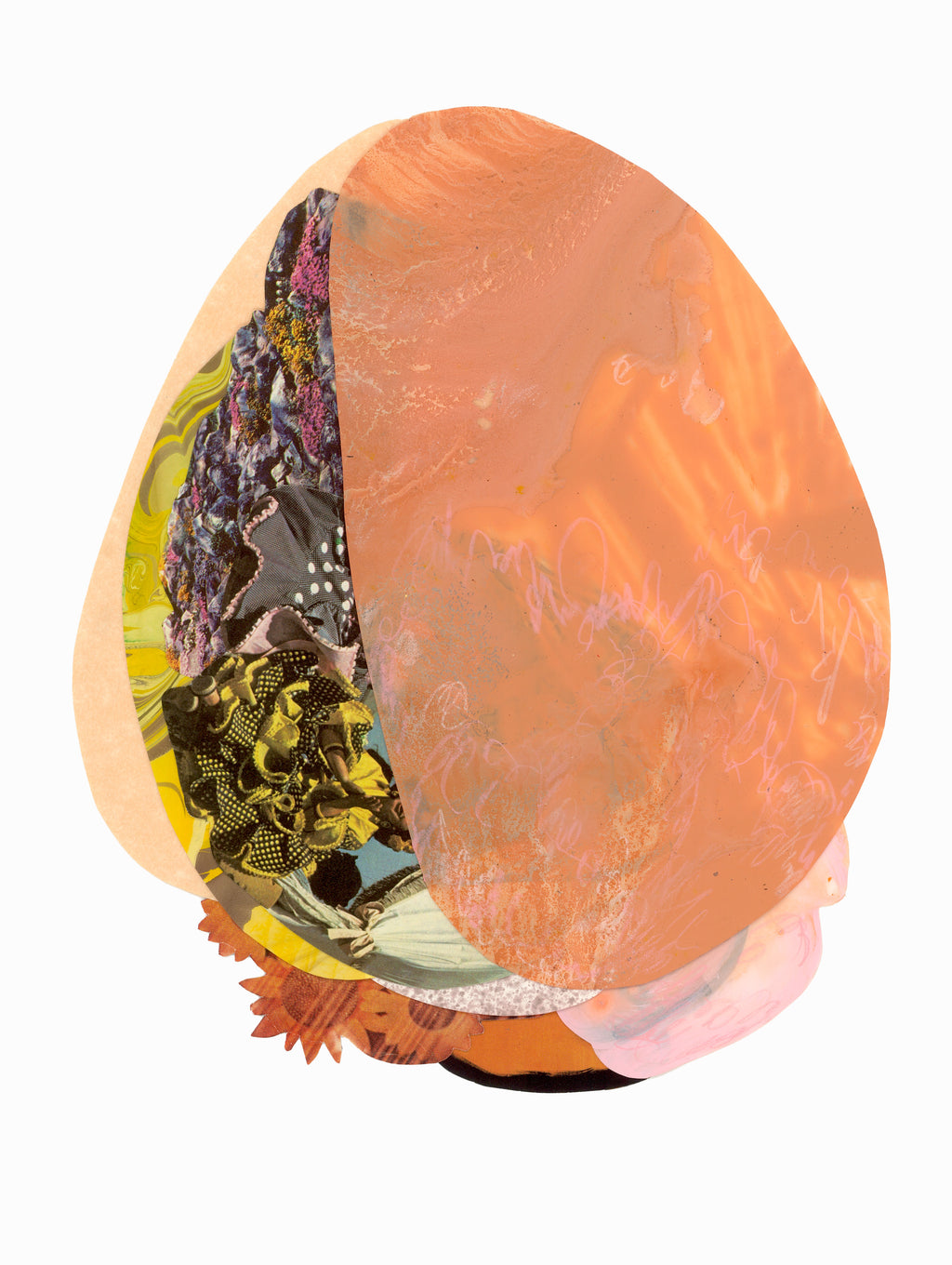 Mixed Media by Xochi Solis titled "Laughter is its Queen" - 2.