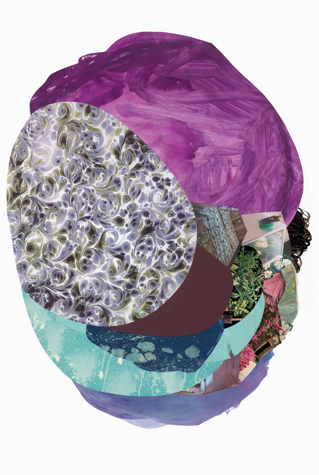 Mixed Media by Xochi Solis titled "Not a question of loneliness" - 2.