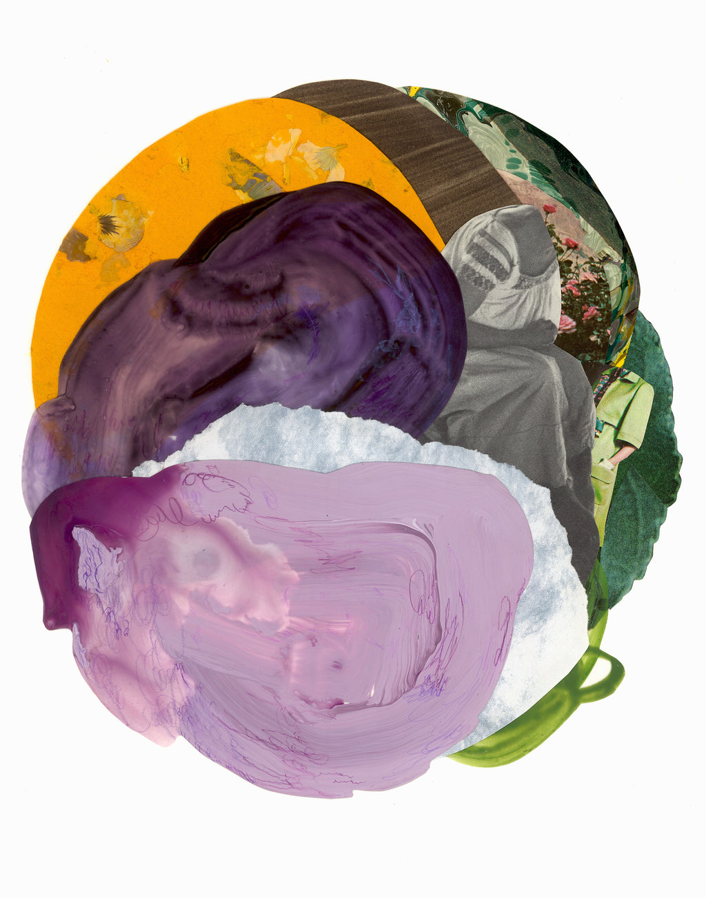 Mixed Media by Xochi Solis titled "Procession of seasons" - 2.
