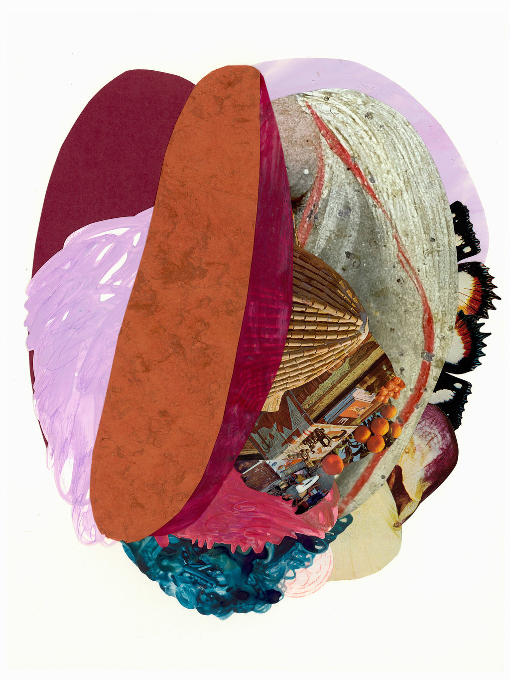 Mixed Media by Xochi Solis titled "Roughness cut by honey" - 2.