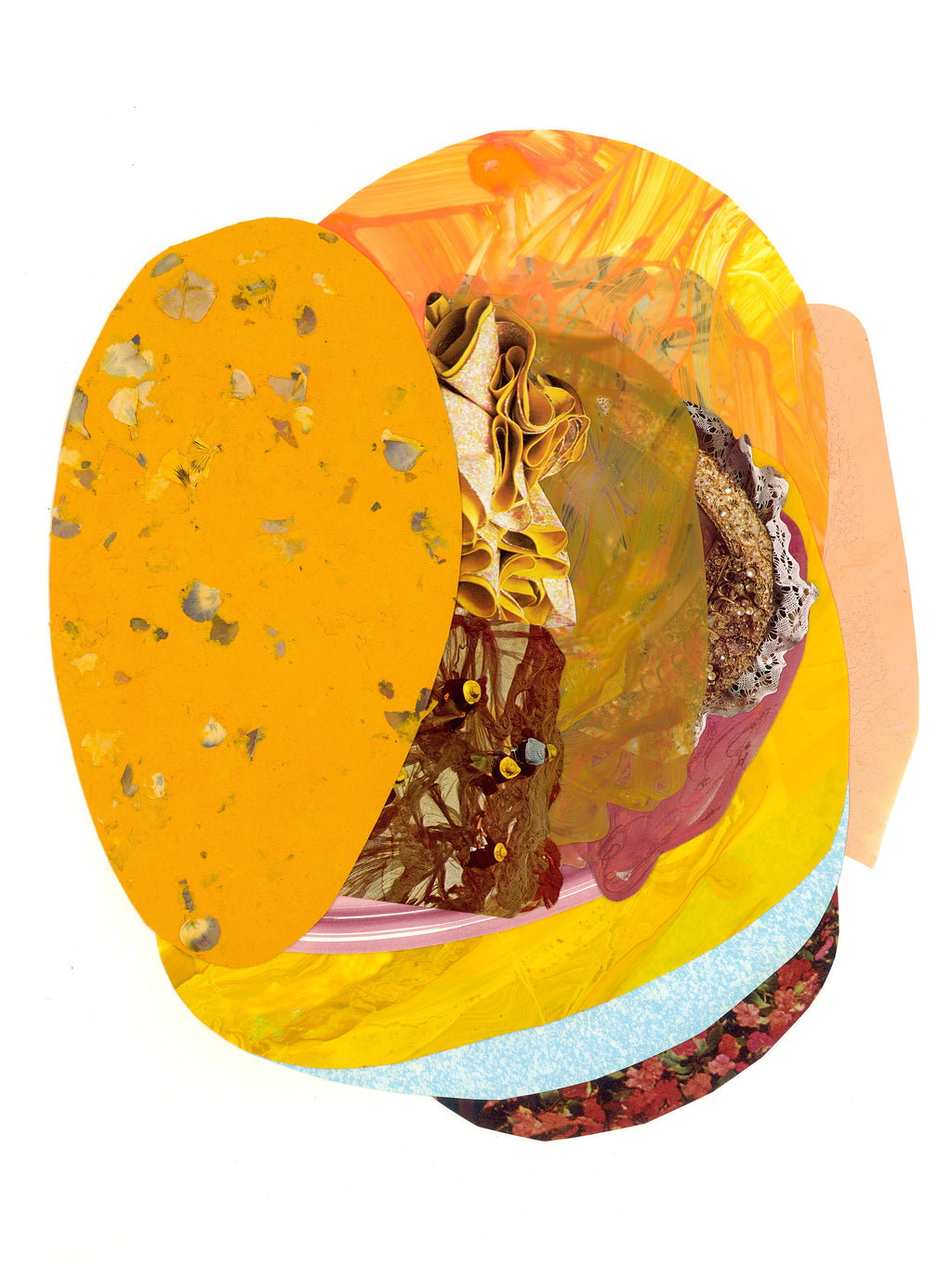 Mixed Media by Xochi Solis titled "Time braids & frays" - 2.