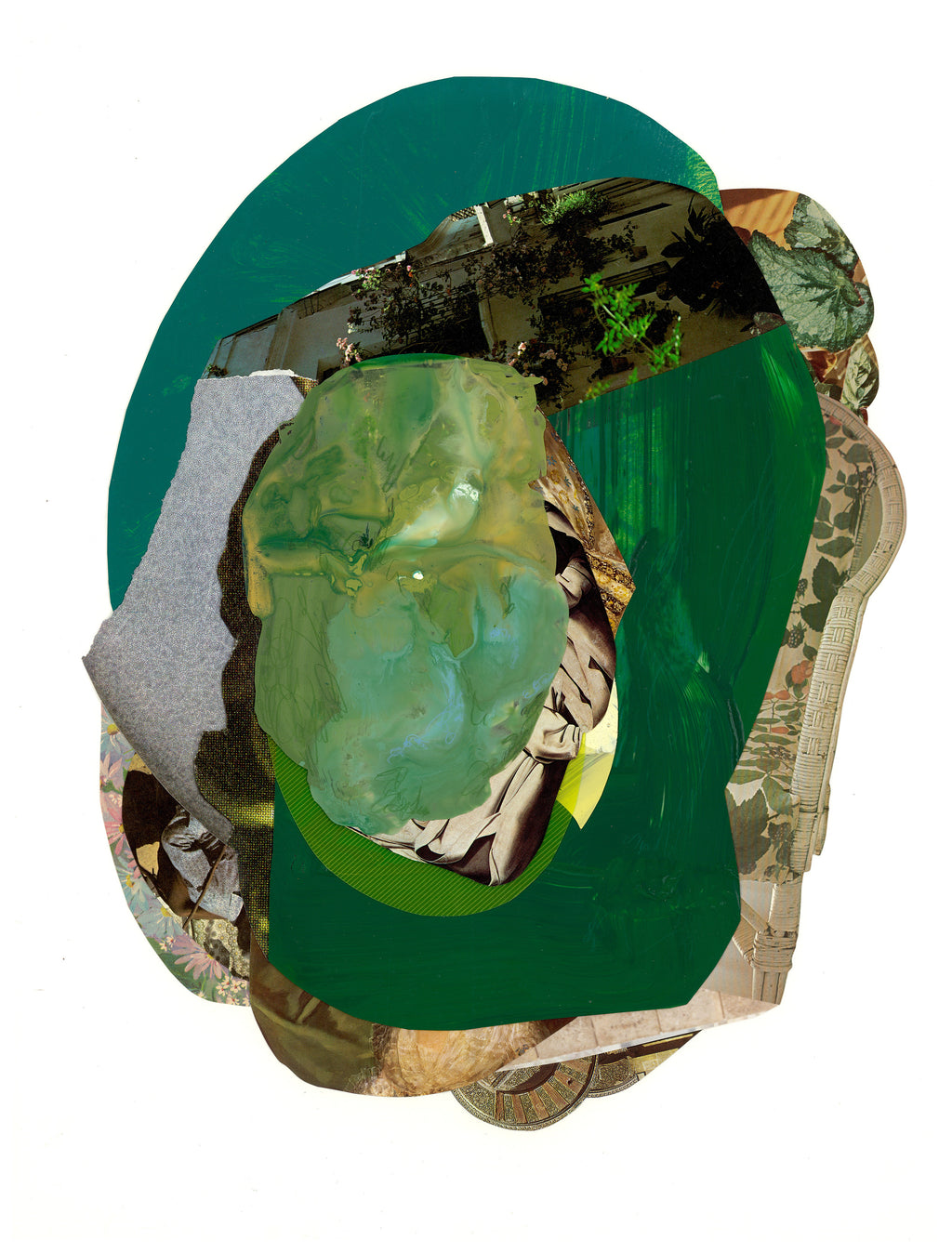 Mixed Media by Xochi Solis titled "Tussling whirlwinds" - 2.
