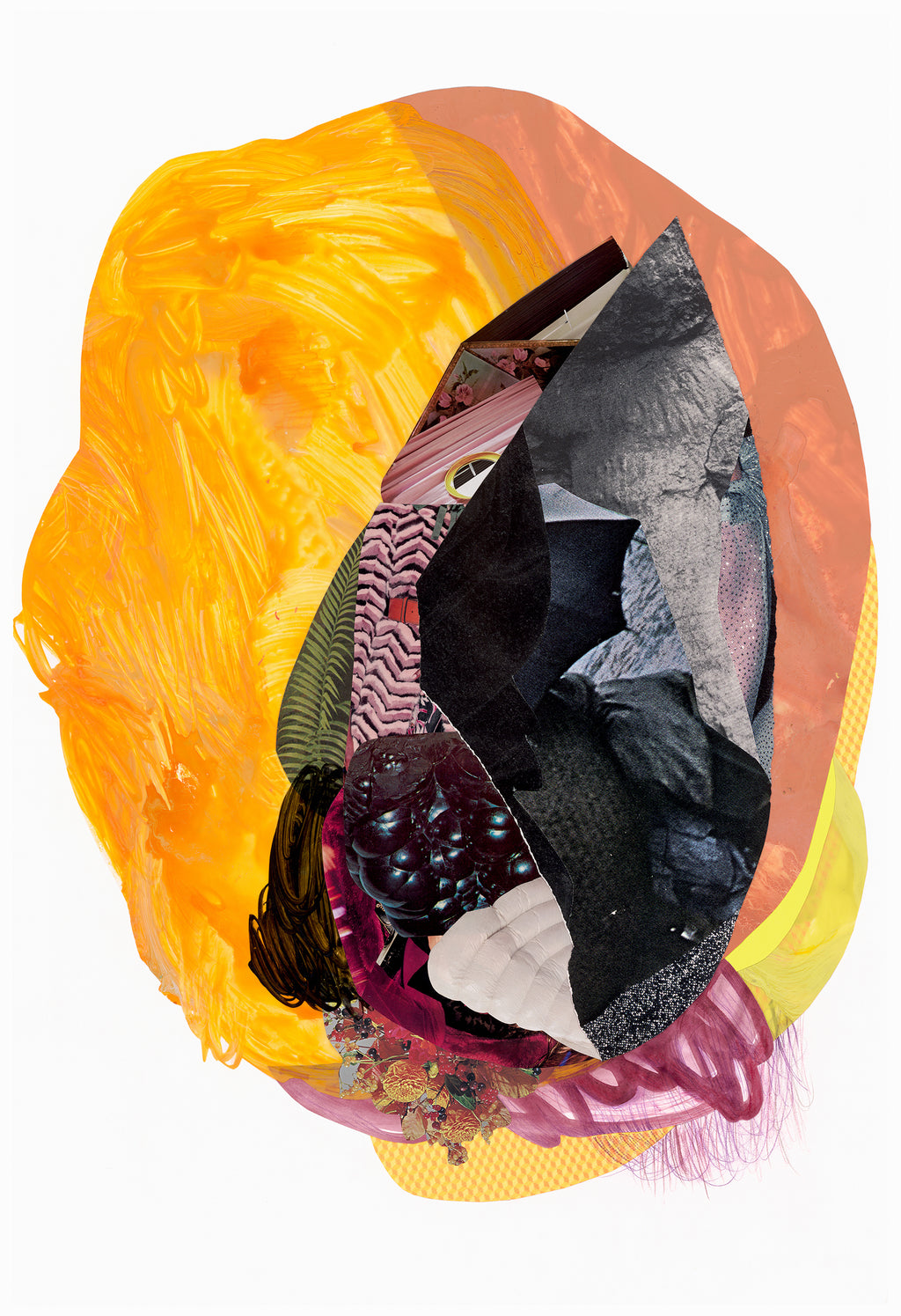 Mixed Media by Xochi Solis titled "Walking with the mountain" - 2.