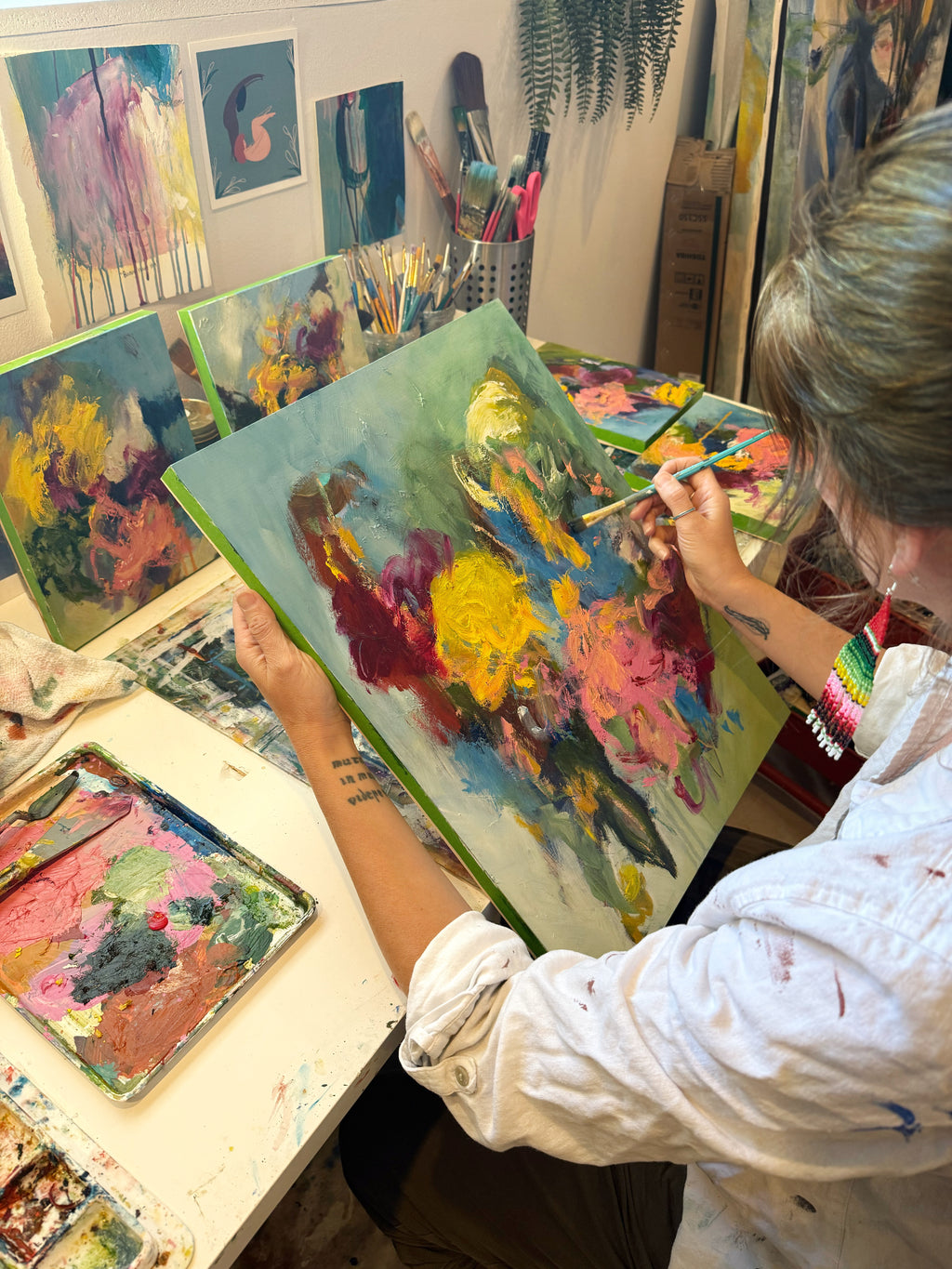 Painting by Elisa Gomez titled "Daylight XVI" - 6.