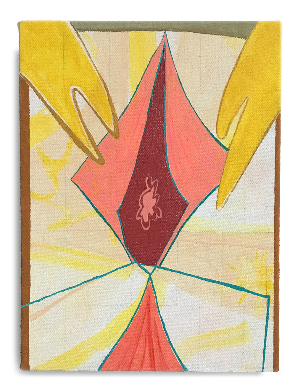 Painting by Jessica Simorte titled "Brusque" - 2.