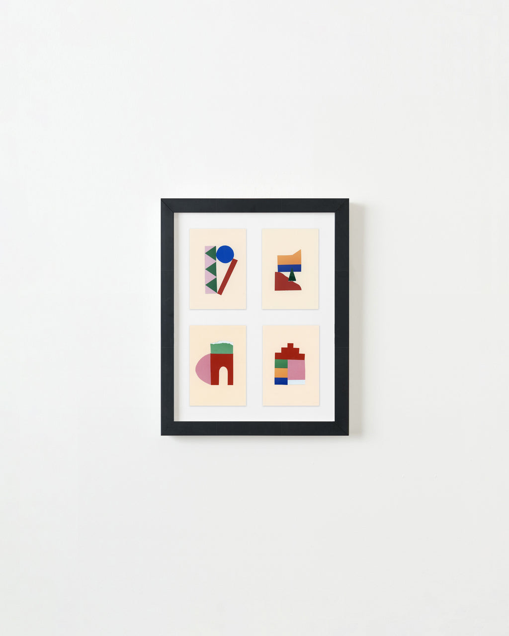 Mixed Media by Chad Kouri titled "Shape & Color Study Grouping (New Mexico)" - 3.