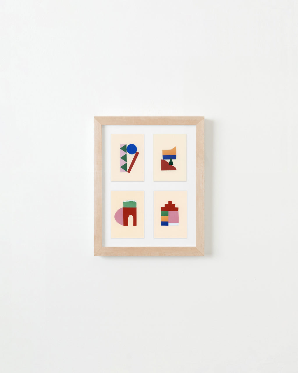 Mixed Media by Chad Kouri titled "Shape & Color Study Grouping (New Mexico)" - 4.