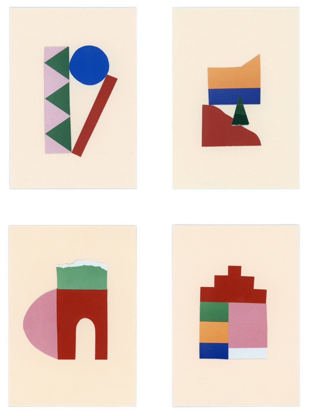 Mixed Media by Chad Kouri titled "Shape & Color Study Grouping (New Mexico)" - 2.