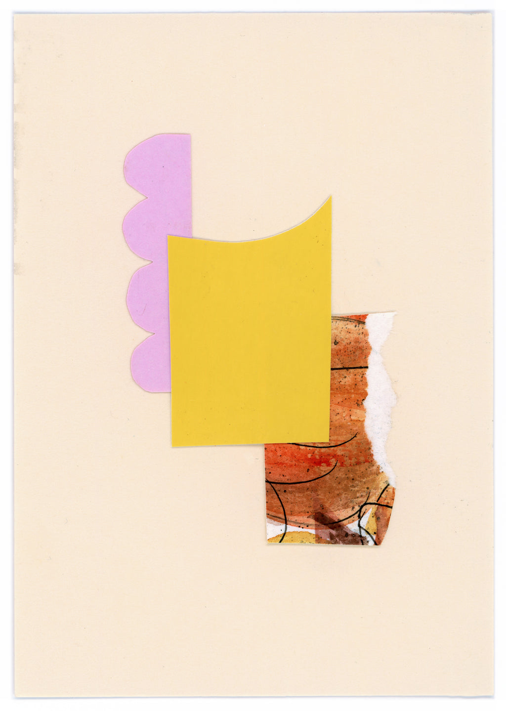 Mixed Media by Chad Kouri titled "Shape & Color Study Grouping (Trio)" - 3.