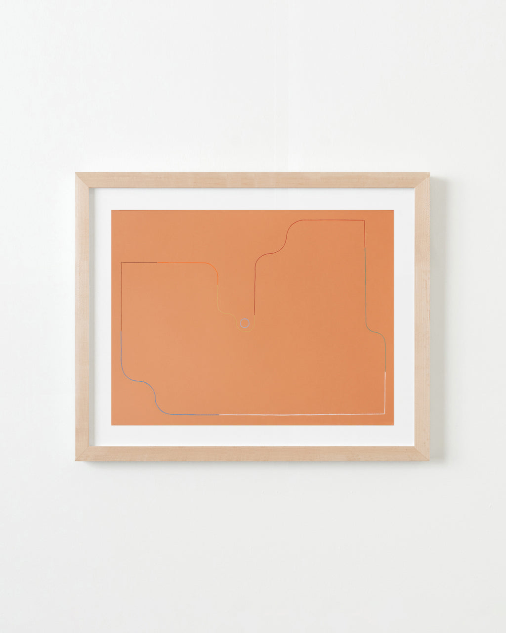 Drawing by Chloe Fields titled "Seashore No. 3" - 4.