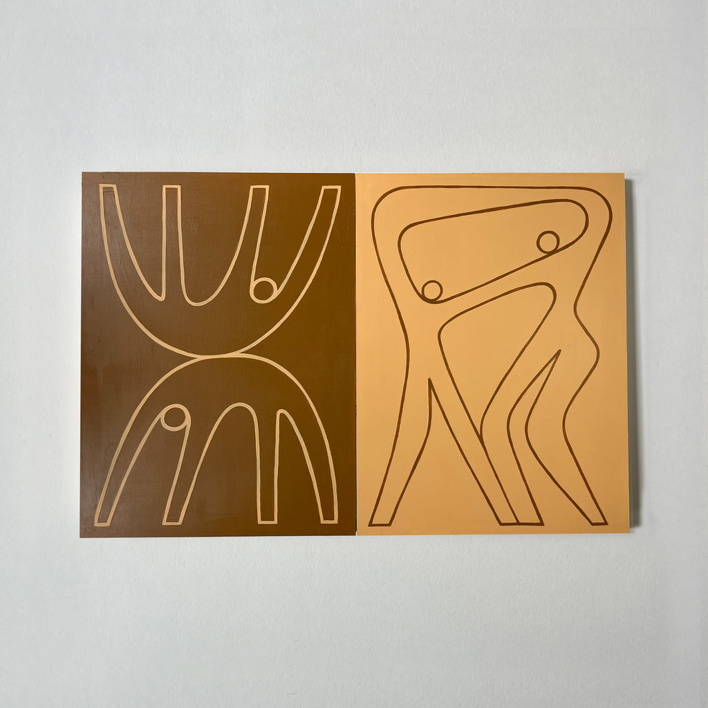 Painting by Lourenço Providência titled "conversation 7" - 4.