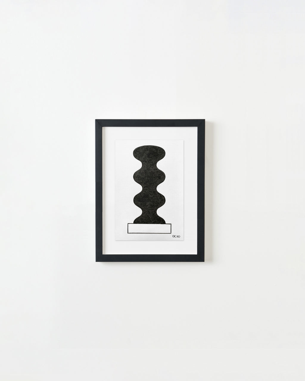 Drawing by Dan Covert titled "Cutting (Maquette Sketch)" - 3.