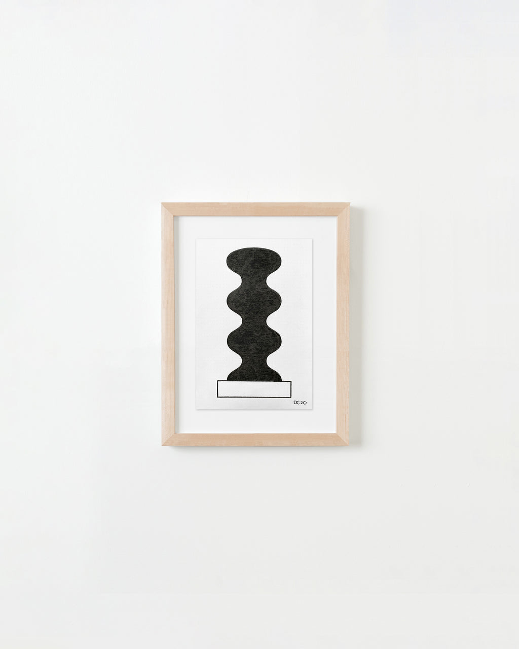 Drawing by Dan Covert titled "Cutting (Maquette Sketch)" - 4.