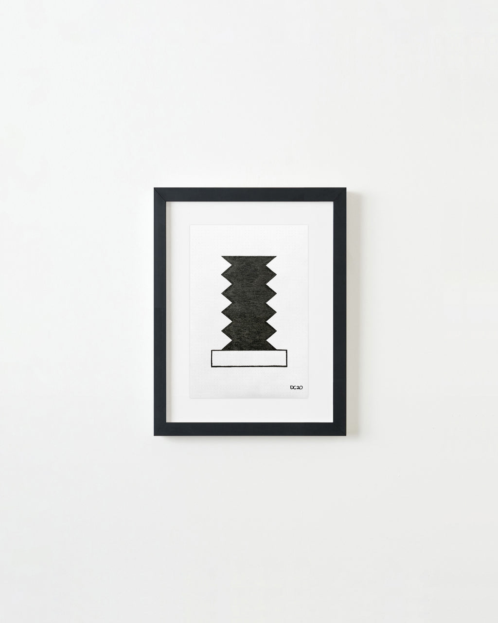 Drawing by Dan Covert titled "Precedent (Maquette Sketch)" - 3.