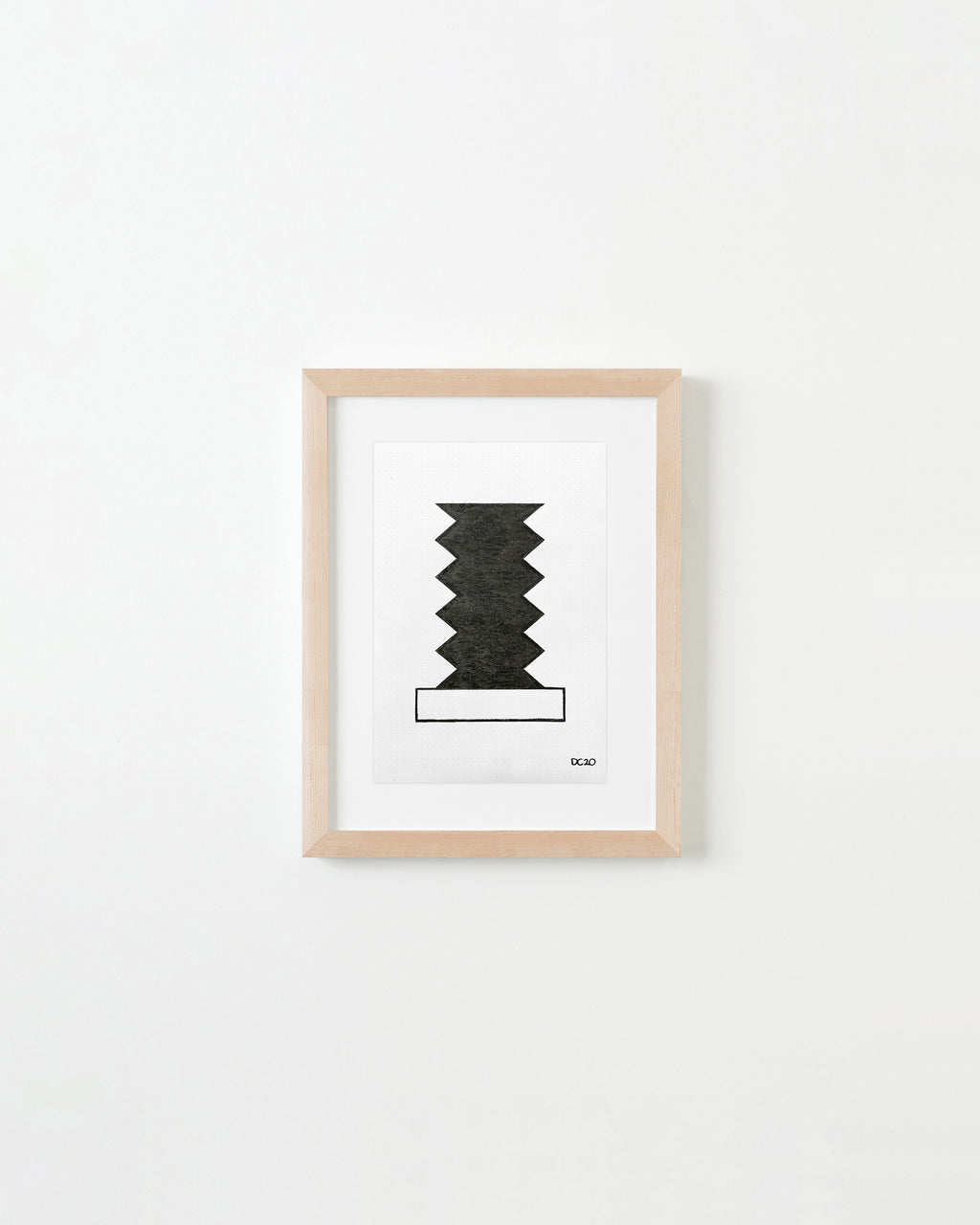 Drawing by Dan Covert titled "Precedent (Maquette Sketch)" - 4.