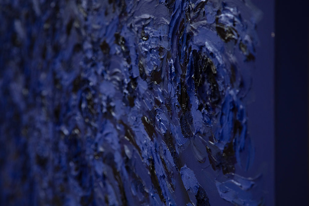 Painting by Erin Lynn Welsh titled "Monochromatic 4" - 5.