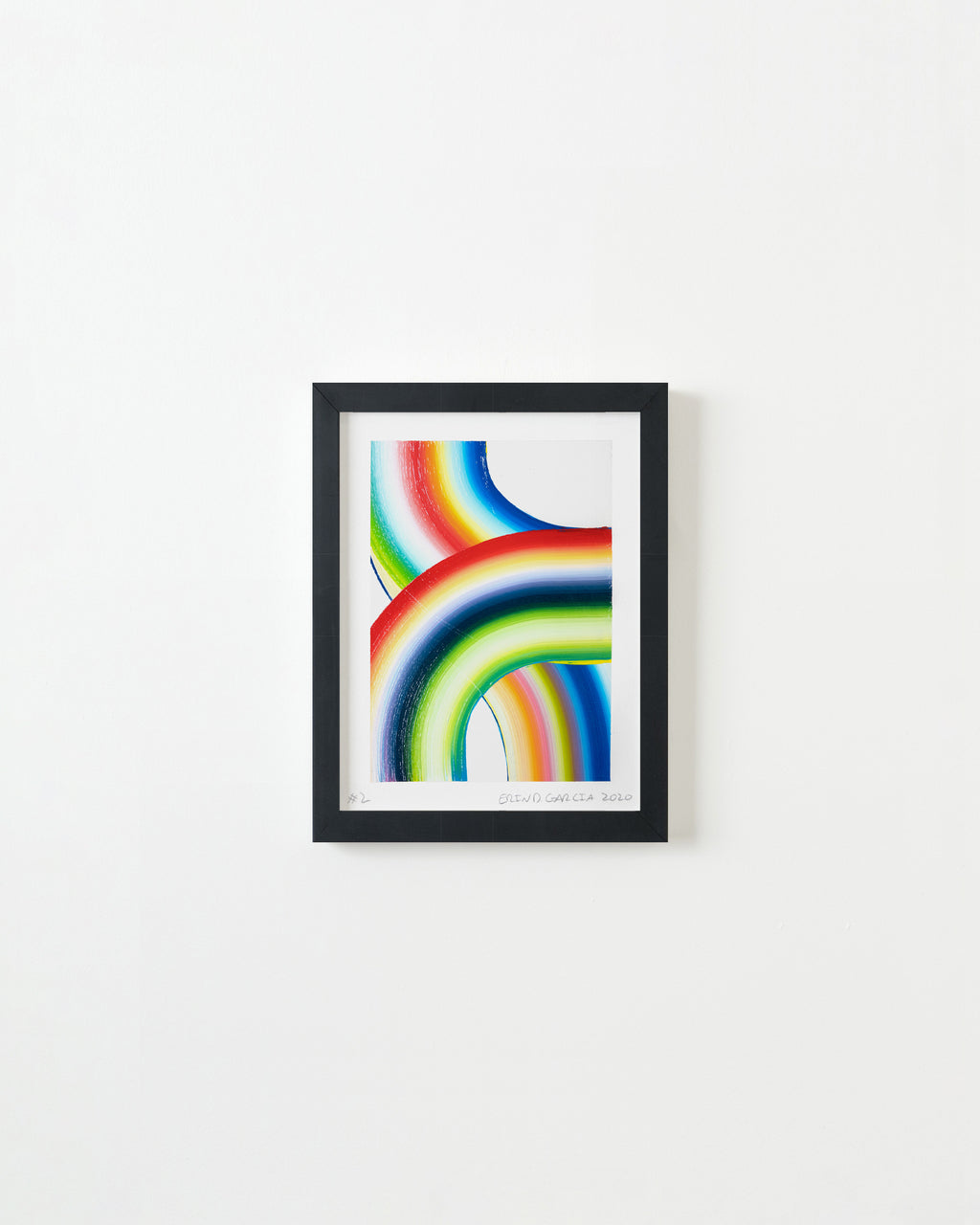 Painting by Erin D. Garcia titled "Gradient #2" - 3.