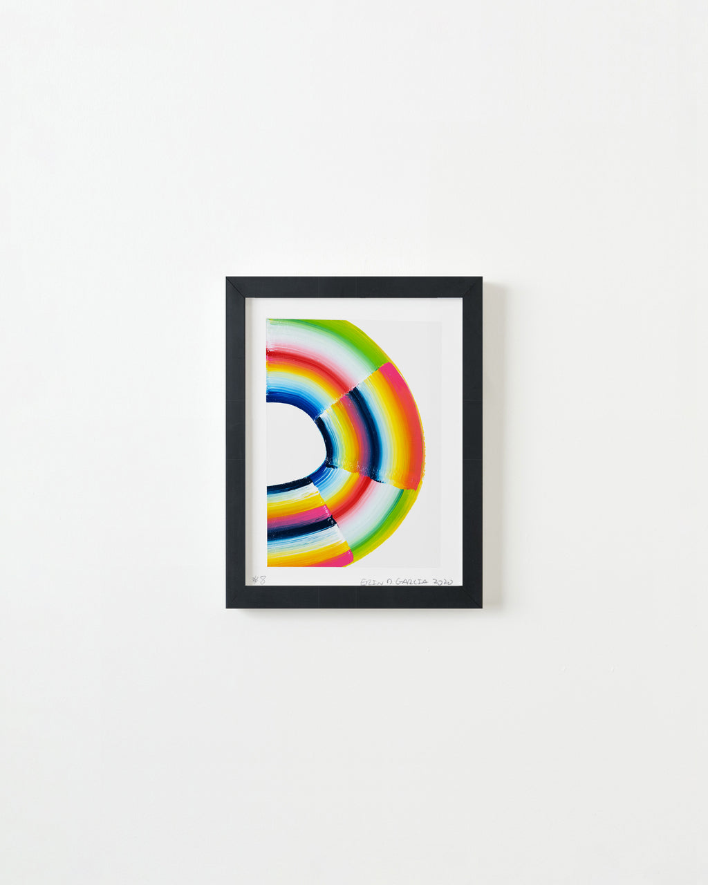 Painting by Erin D. Garcia titled "Gradient #8" - 3.