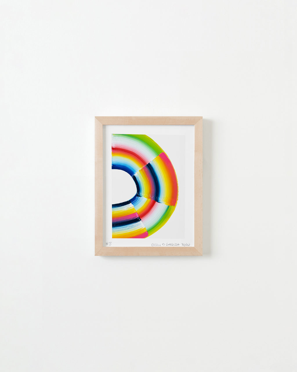 Painting by Erin D. Garcia titled "Gradient #8" - 4.