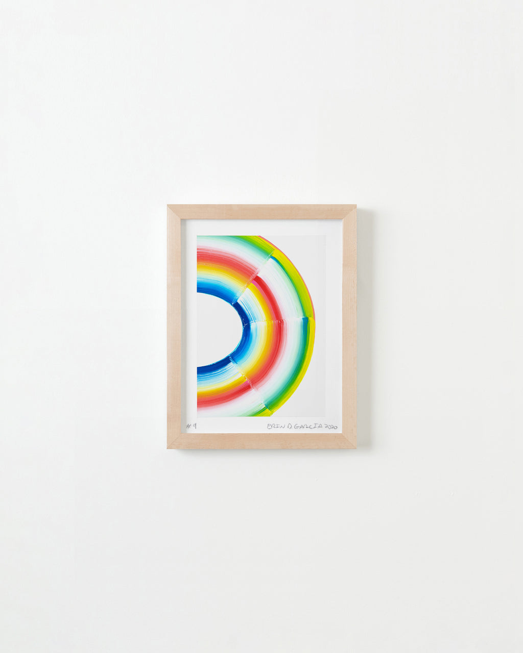 Painting by Erin D. Garcia titled "Gradient #9" - 4.