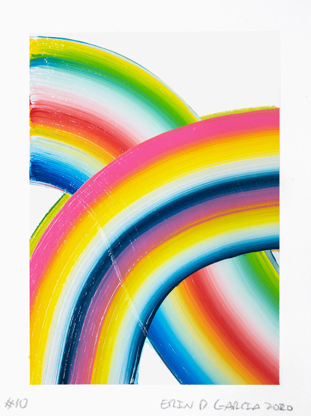 Painting by Erin D. Garcia titled "Gradient #10" - 2.