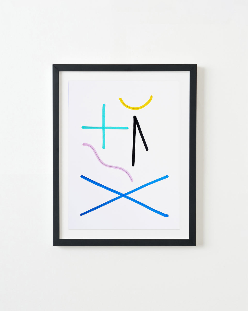 Drawing by Erin D. Garcia titled "5 Elements in 5 Colors, Yellow" - 3.