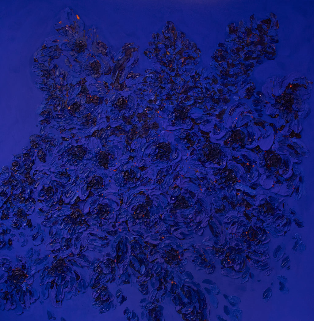 Painting by Erin Lynn Welsh titled "Botany Mono 48" - 2.