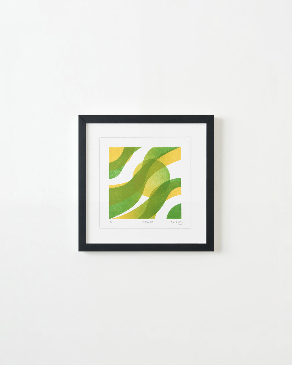 Print by Erin Zhao titled "Kindness #19" - 3.