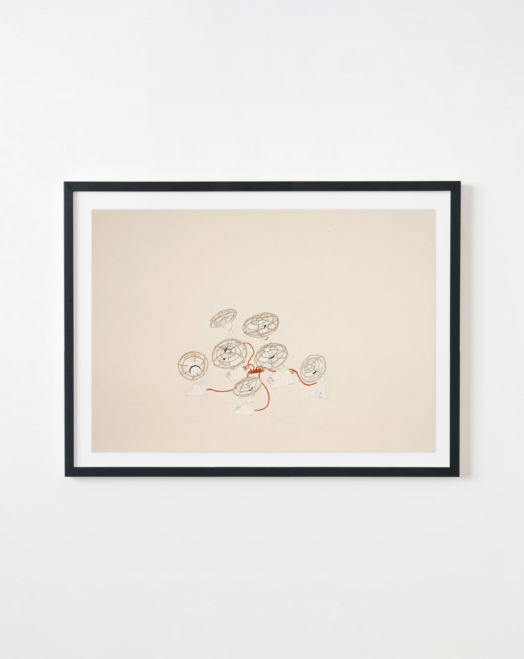 Drawing by Fay Ku titled "Lift" - 3.