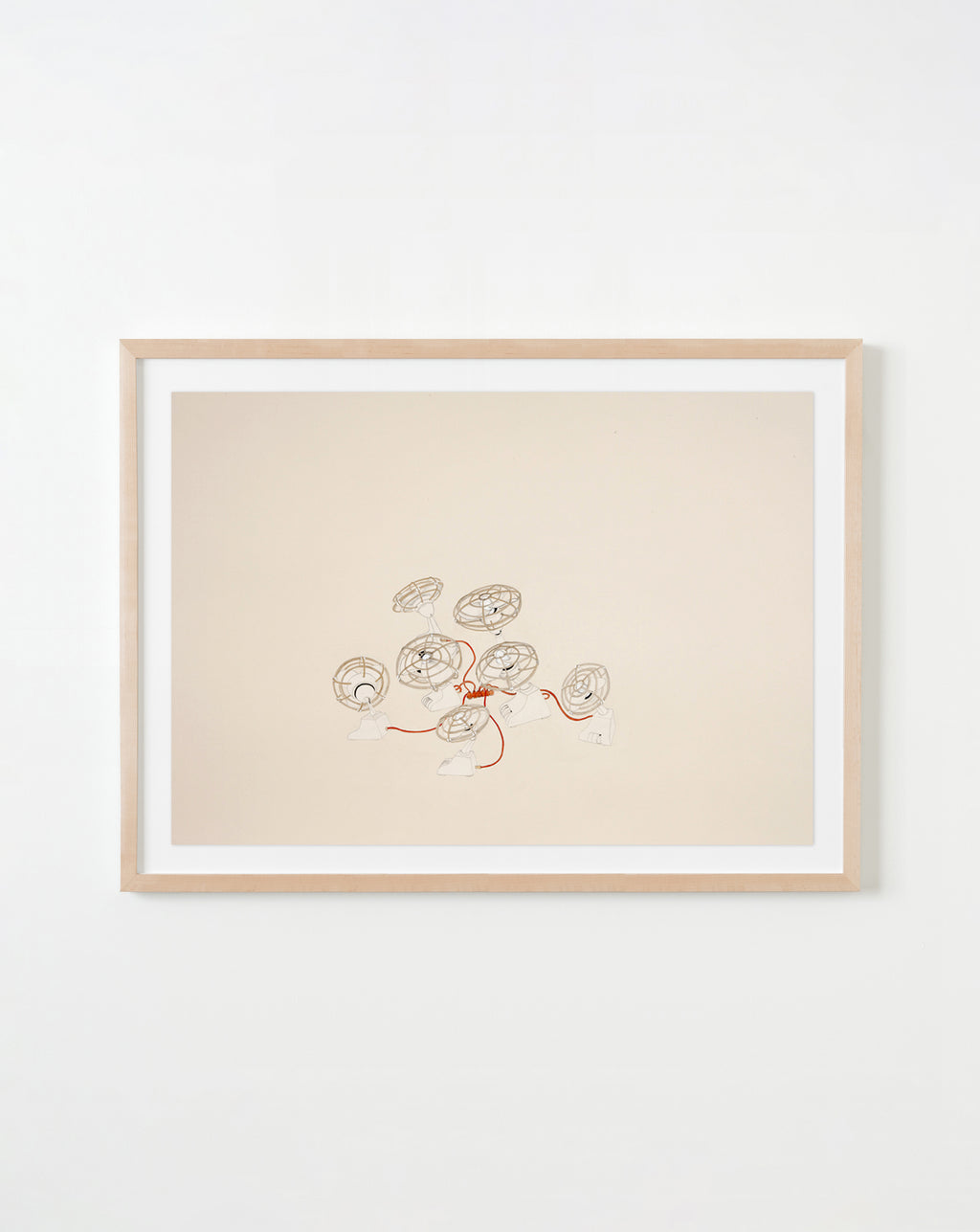 Drawing by Fay Ku titled "Lift" - 4.