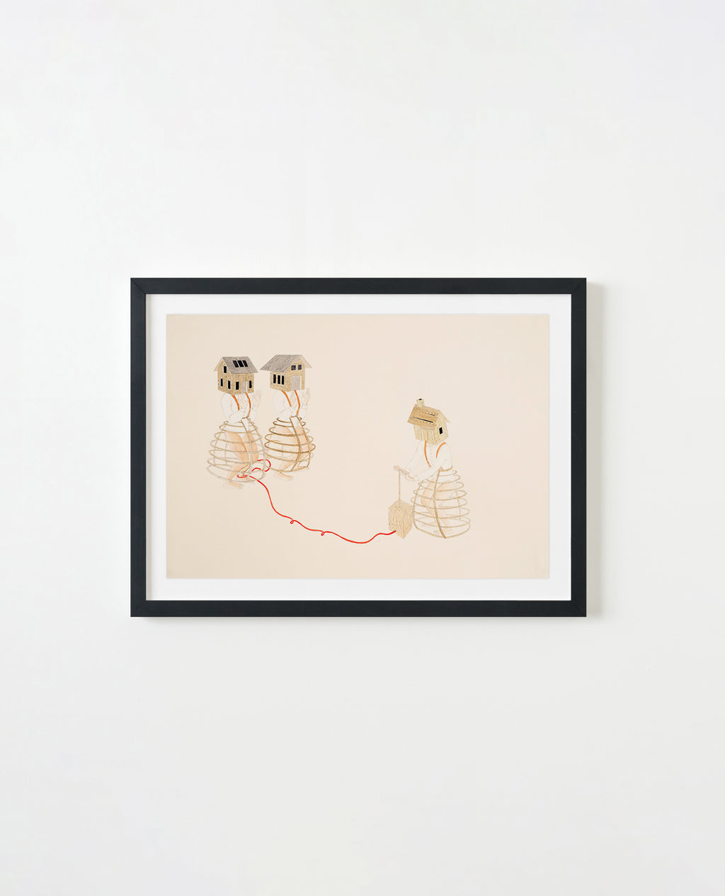 Drawing by Fay Ku titled "Threat" - 3.