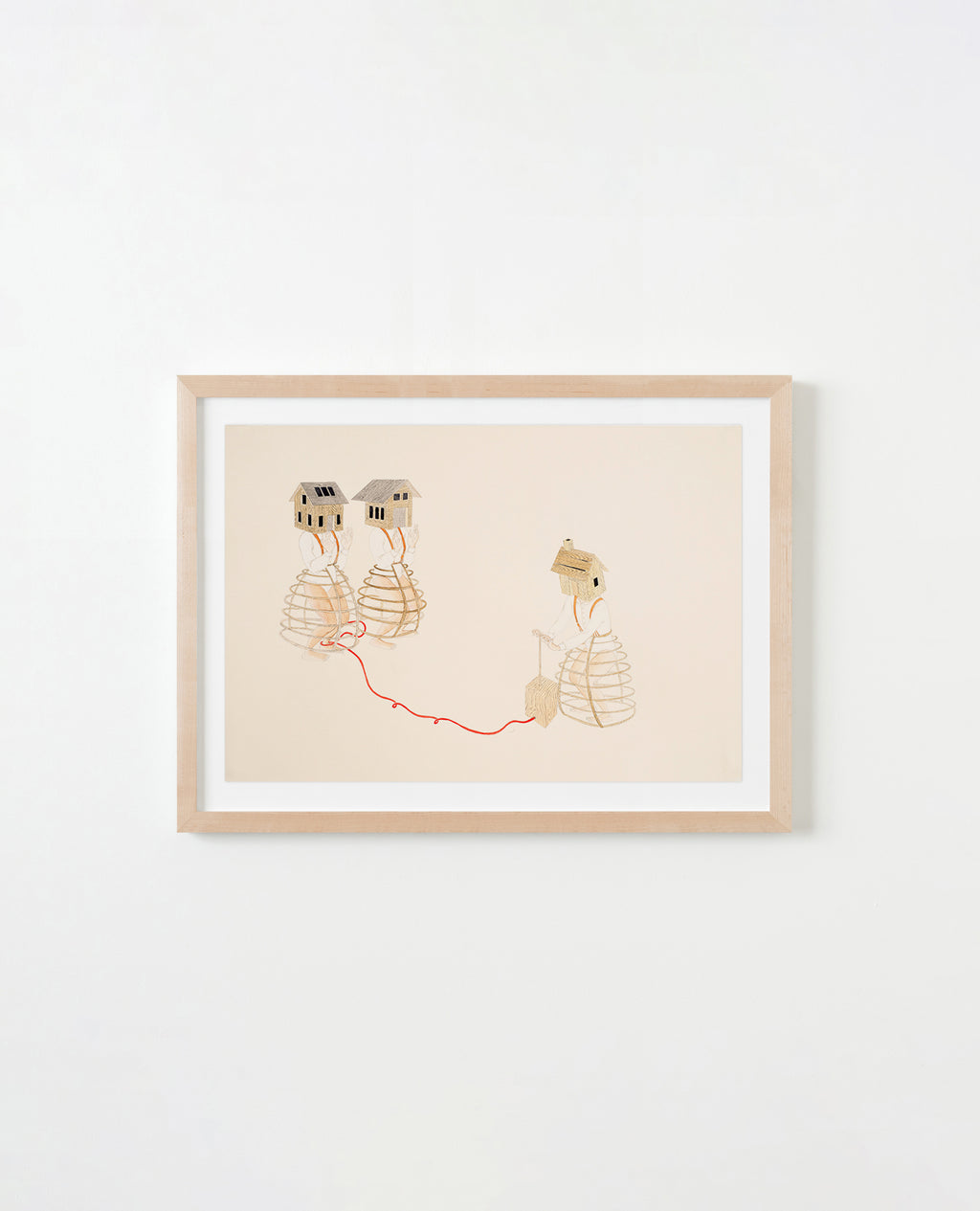 Drawing by Fay Ku titled "Threat" - 4.