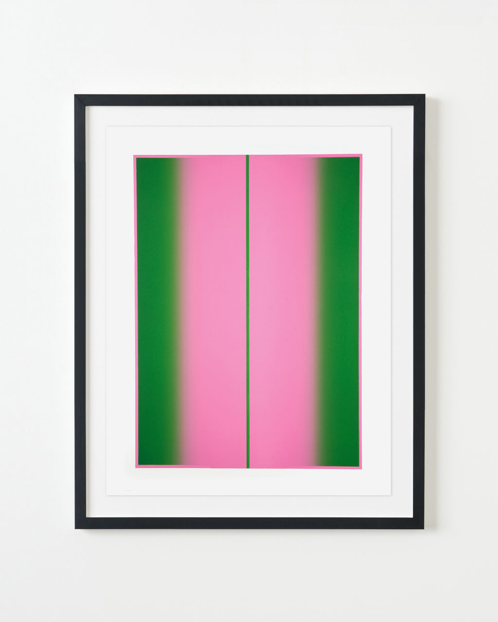 Print by Inka Bell titled "Green and Pink" - 3.