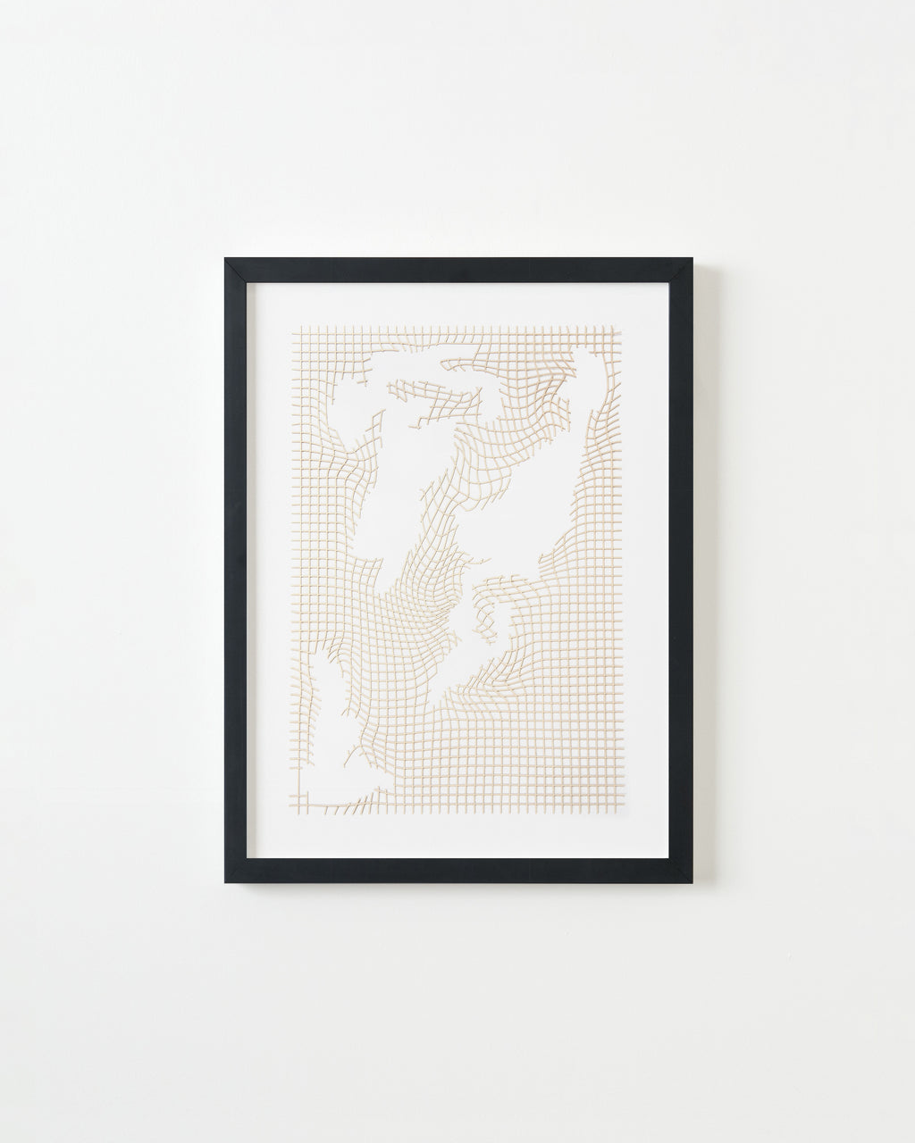 Print by Inka Bell titled "NET 7 (antique white)" - 3.