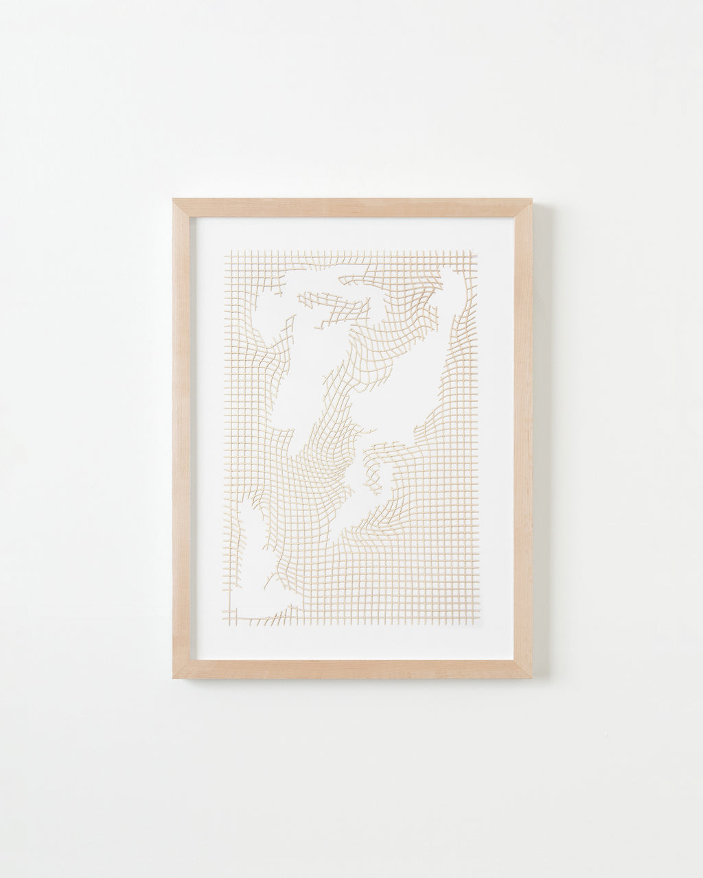 Print by Inka Bell titled "NET 7 (antique white)" - 4.