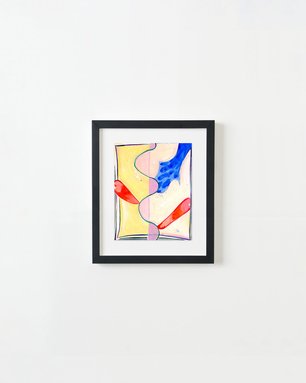 Painting by Jessica Simorte titled "Sew" - 4.